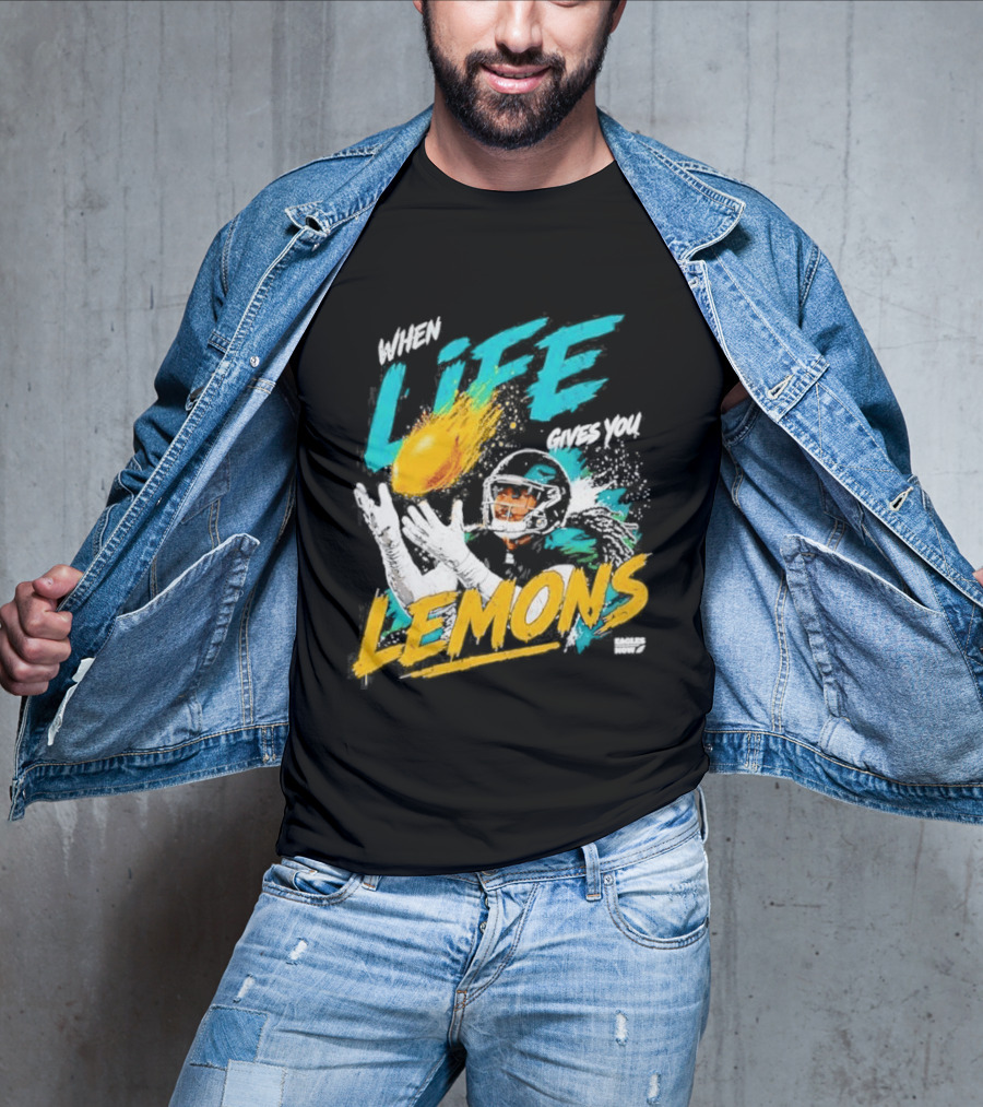 Philadelphia Eagles When Life Gives You Lemons Football Makai Lemon T-Shirt