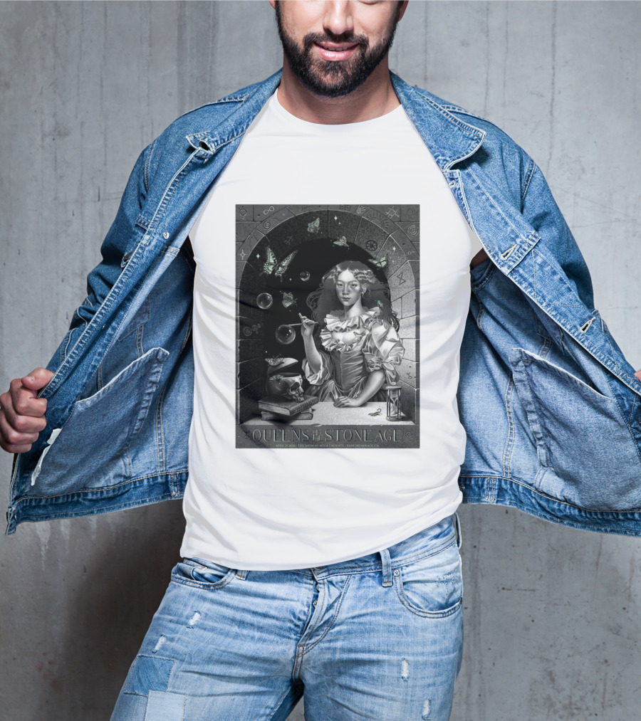 Queens Of The Stone Age Rancho Mirage California 2026 Gig Agua Caliente April 25 2026 T-Shirt