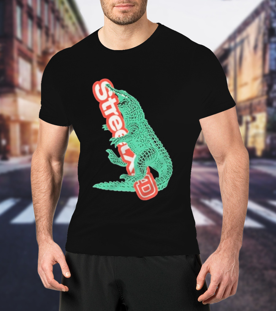 StreetxAD Basilik Gator Vintage Crocodile T-Shirt