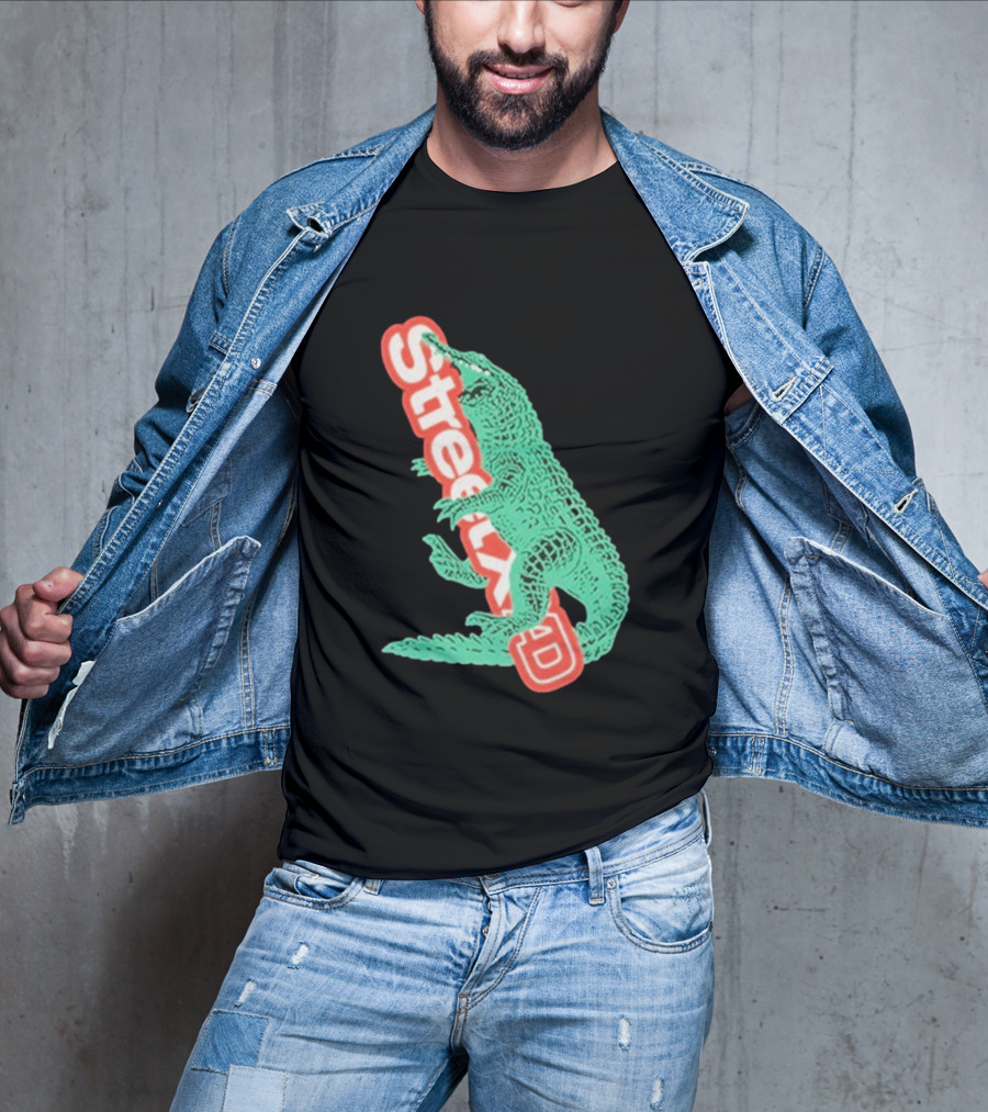 StreetxAD Basilik Gator Vintage Crocodile T-Shirt