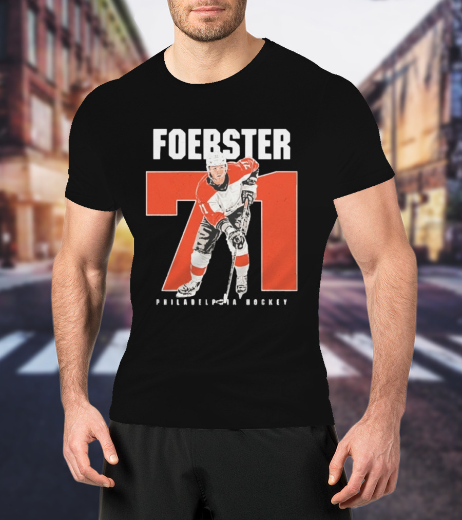 Tyson Foerster 71 Philadelphia Hockey Flyers T-Shirt