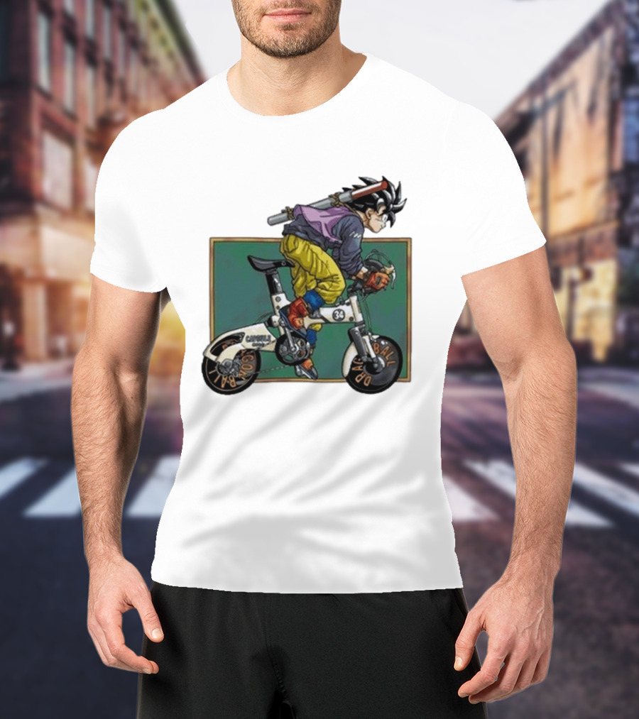 Dragon Ball Z Goku Limited Edition Cycling 34 Capsule Corp T-Shirt
