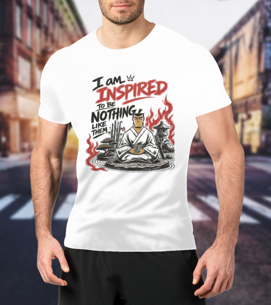 I Am Inspired To Be Nothing Like Them Third Eye Kingdom Be Different T-Shirt