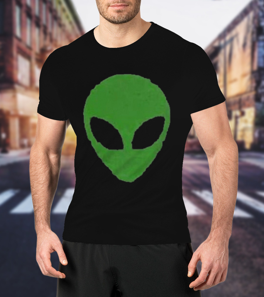 Margo Millet Alien Green Face Money Troubles T-Shirt