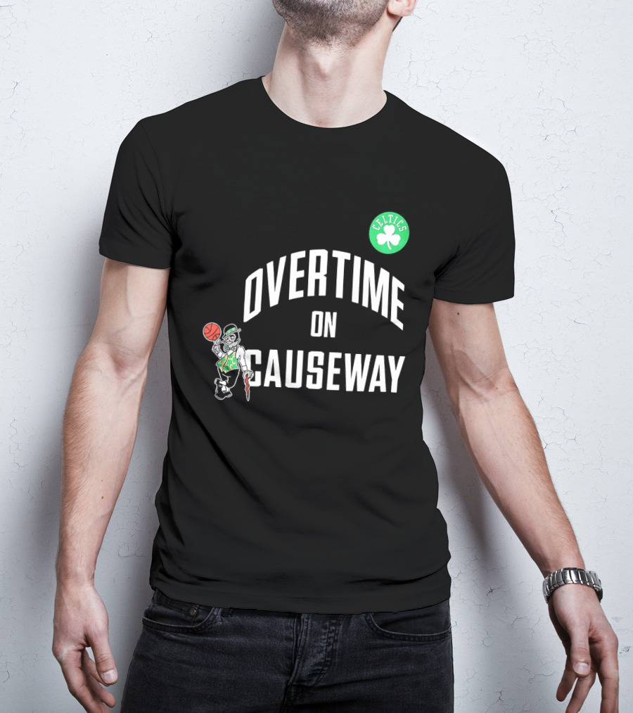 Boston Celtics Overtime On Causeway NBA Team T-Shirt