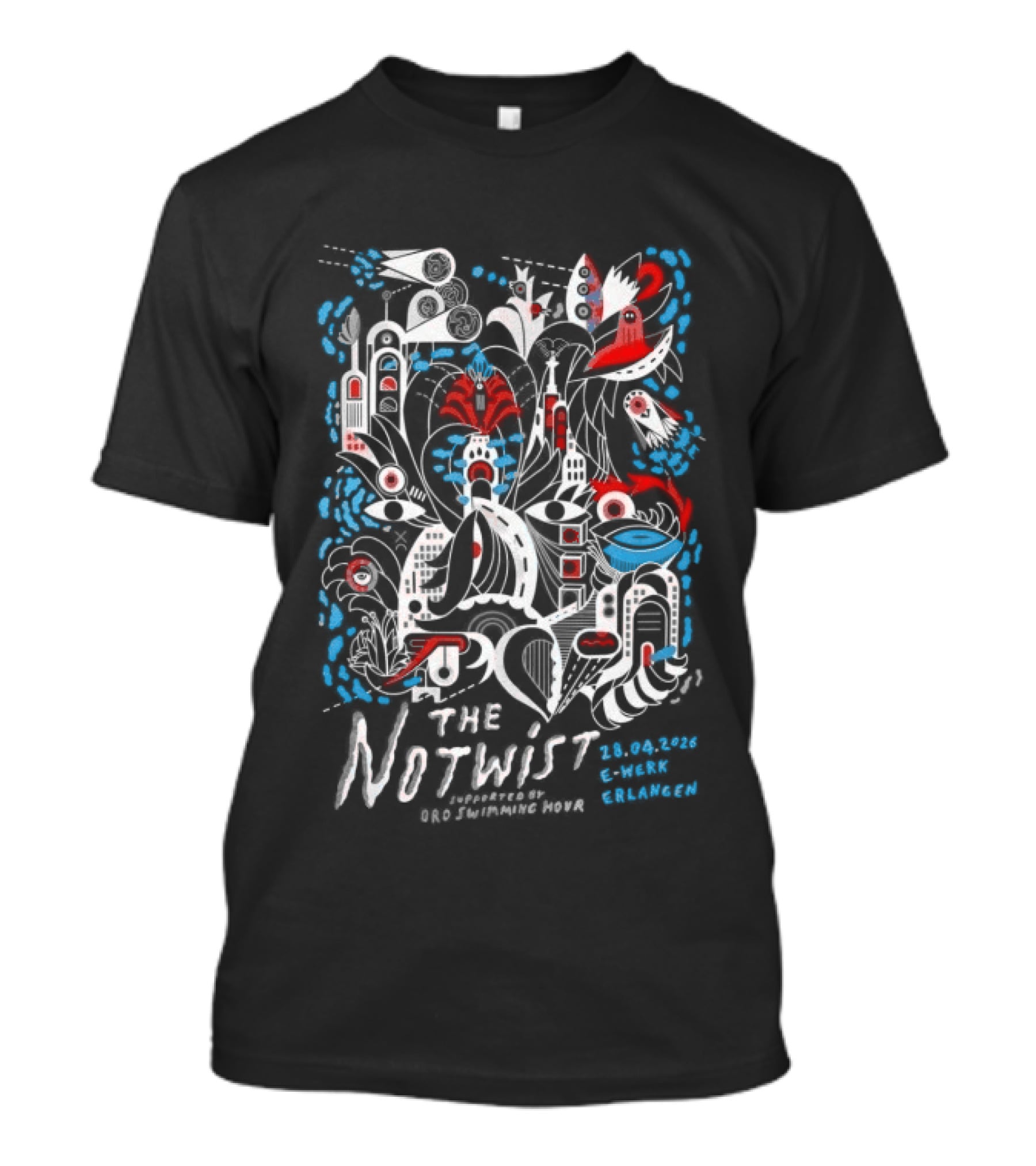 The Notwist April 28 2026 Erlangen Germany Blossoms And Architecture T-Shirt