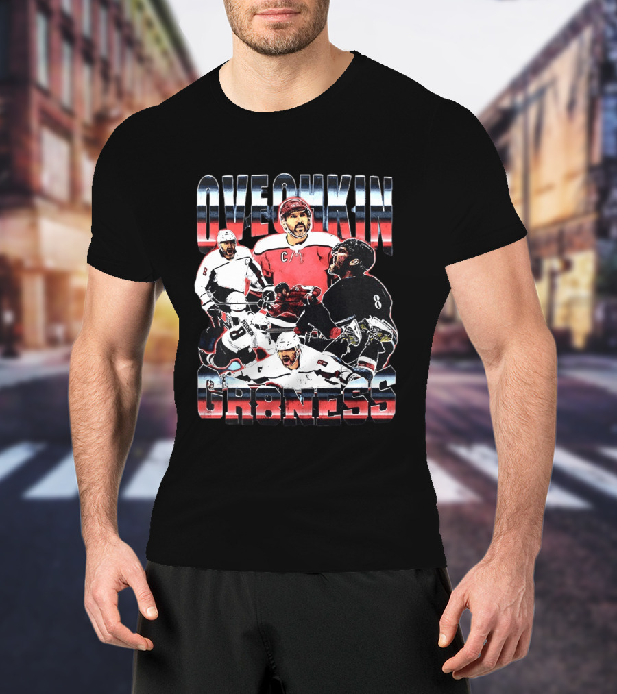 Ovechkin Greatness Washington Capitals Hockey C Captain Number 8 T-Shirt
