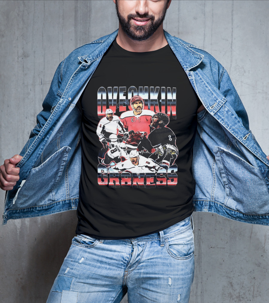 Ovechkin Greatness Washington Capitals Hockey C Captain Number 8 T-Shirt