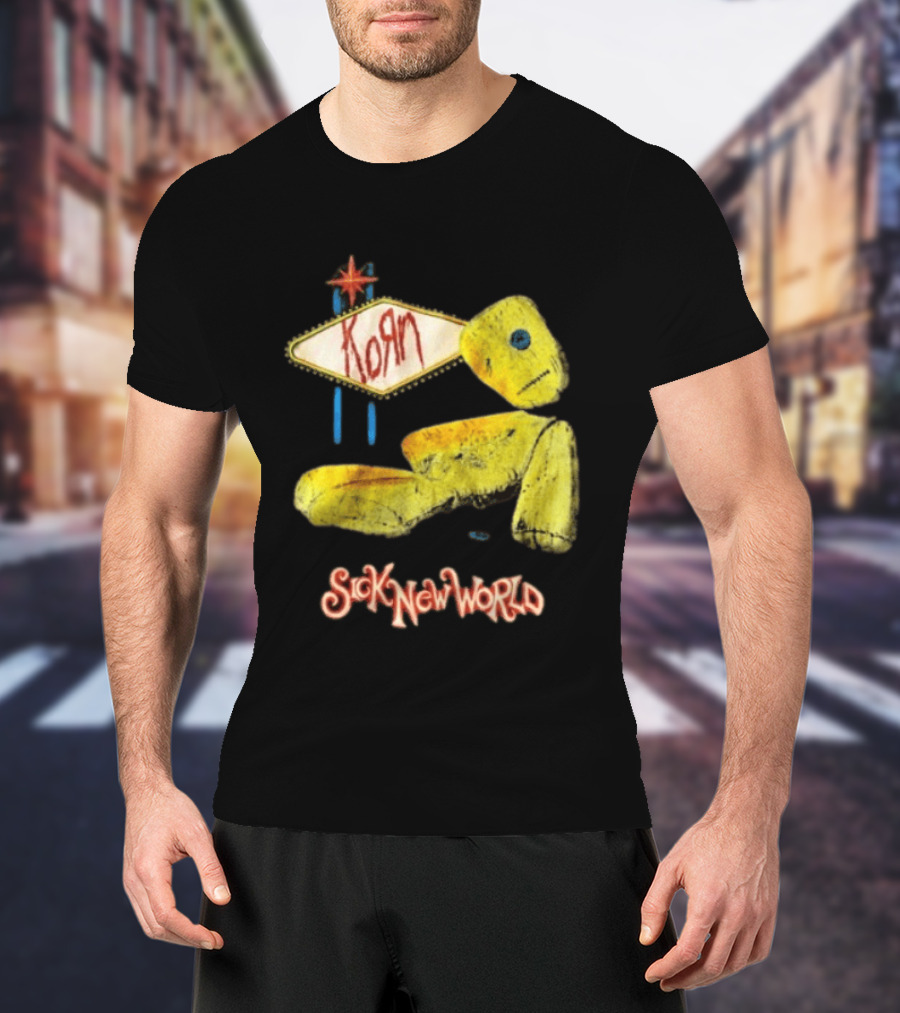 Korn Sick New World 2026 Las Vegas Voodoo Doll April 25 Event T-Shirt