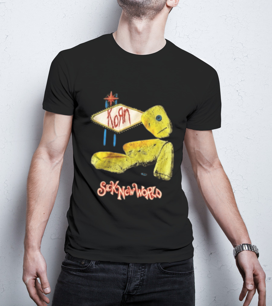 Korn Sick New World 2026 Las Vegas Voodoo Doll April 25 Event T-Shirt