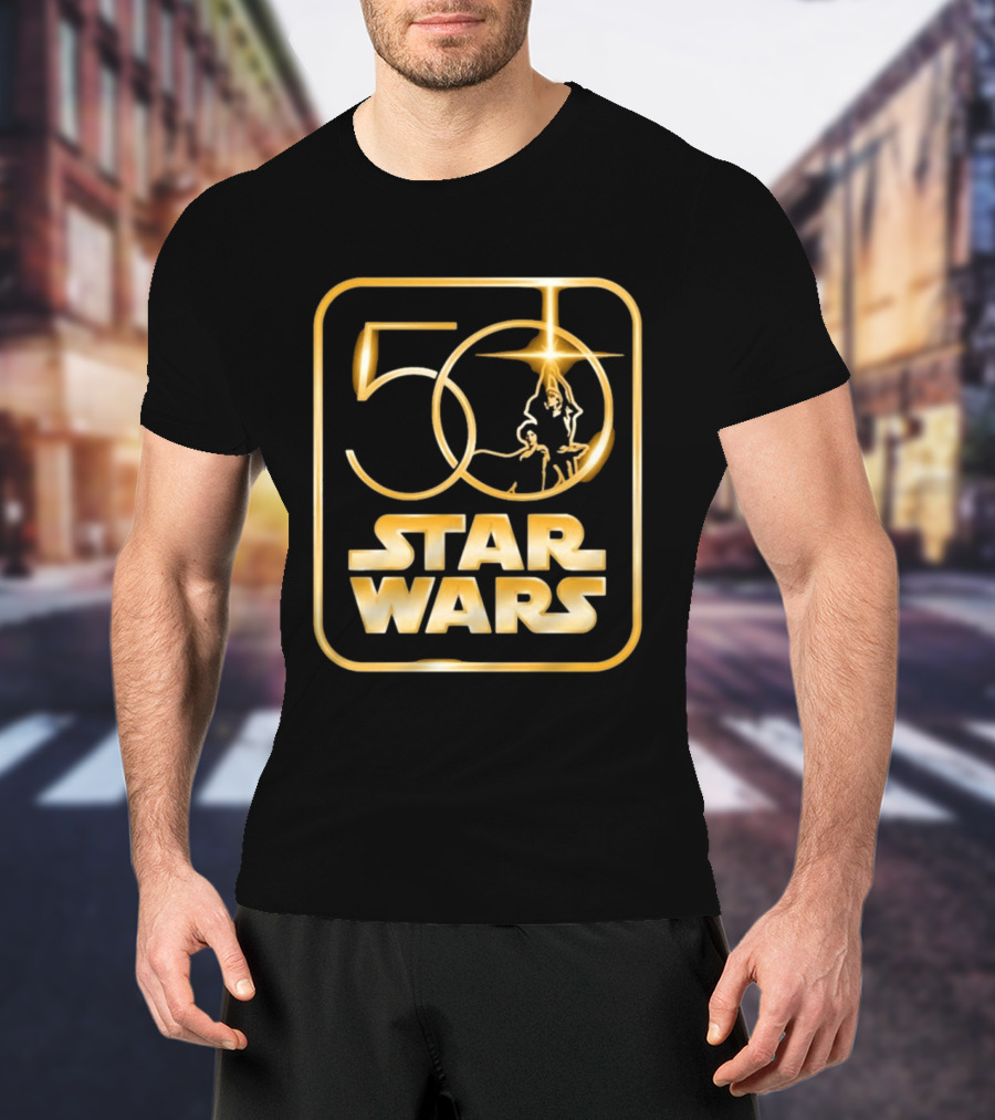 Star Wars 50th Anniversary Golden Celebration T-Shirt