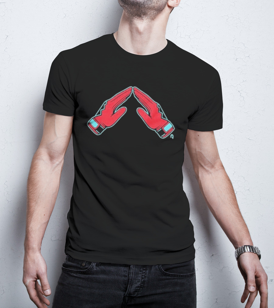 Arizona Diamondbacks Red Glove Gesture T-Shirt