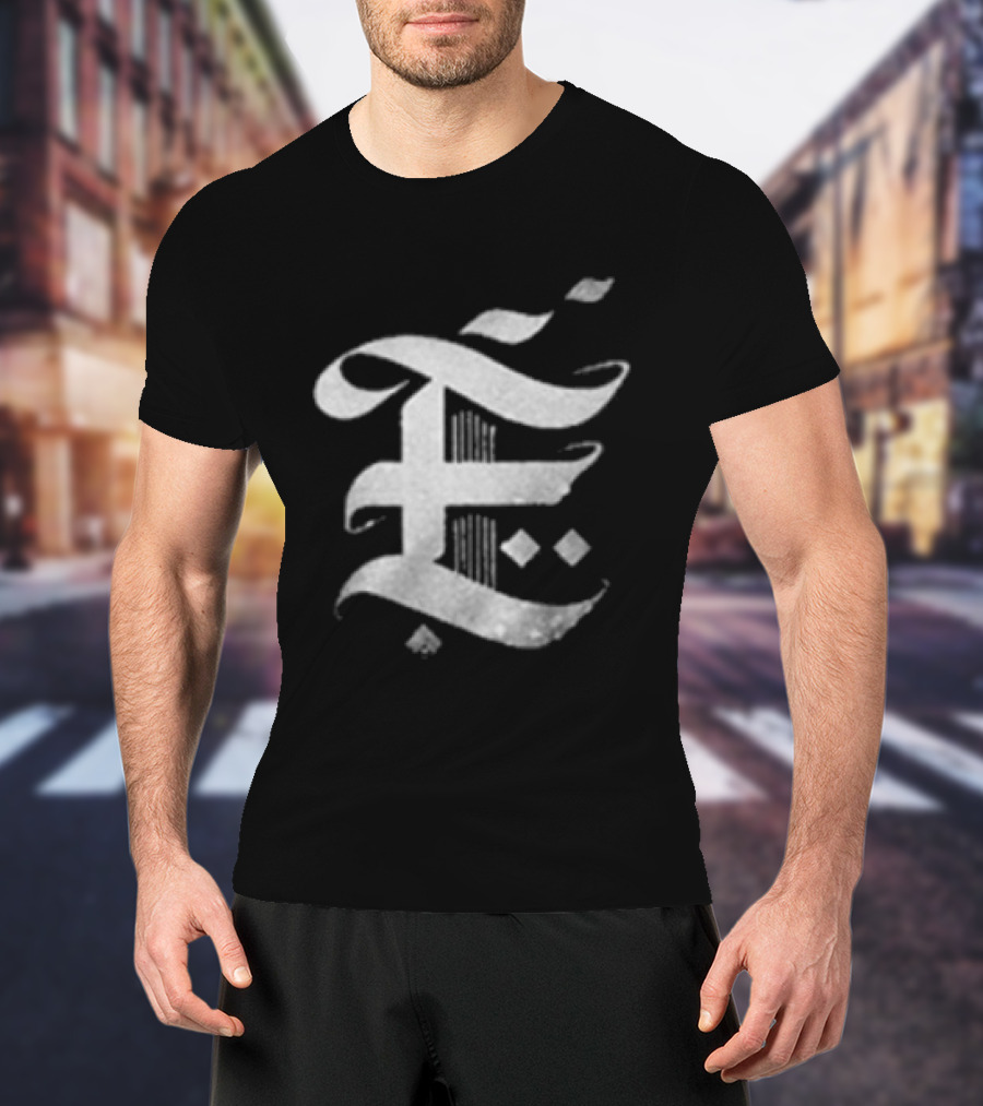 Benchmark Everlast Embers To Ashes Album Typography Silver Lettering T-Shirt