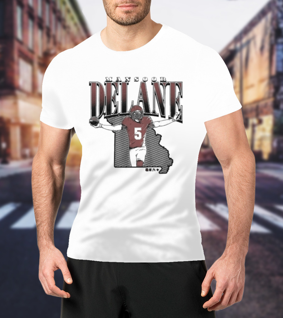 Mansoor Delane 5 Kansas City Chiefs Star Remix T-Shirt