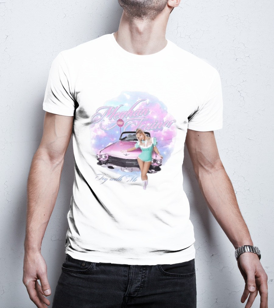 Meghan Trainor 50s Style Pink Car Toy With Me T-Shirt