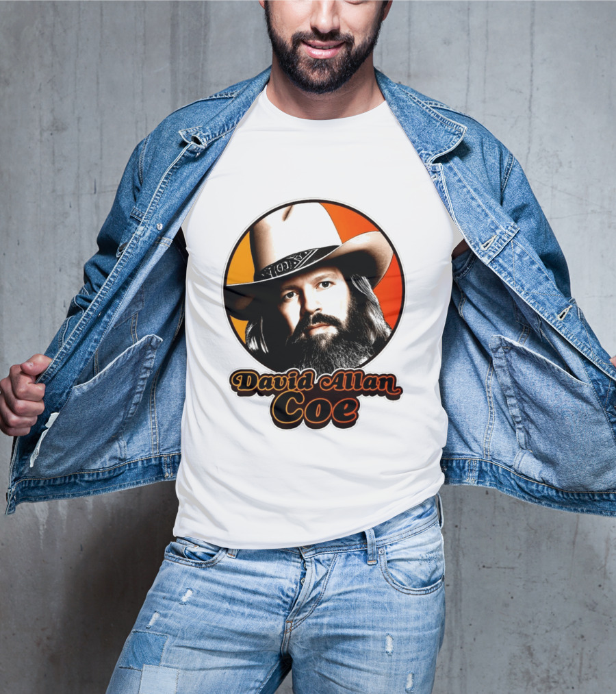 David Allan Coe Memories Legend RIP Cowboy Hat T-Shirt