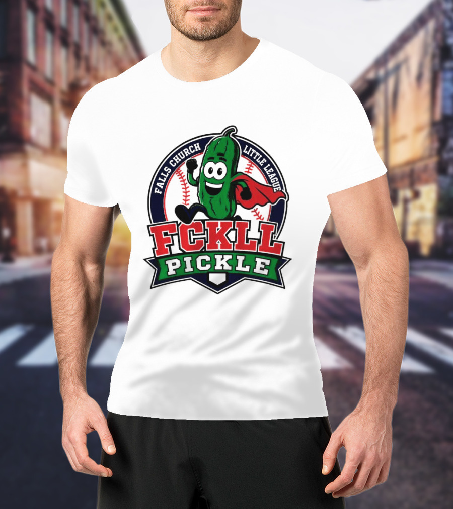 Falls Church Little League FCKLL Pickle Fundraiser Superhero T-Shirt