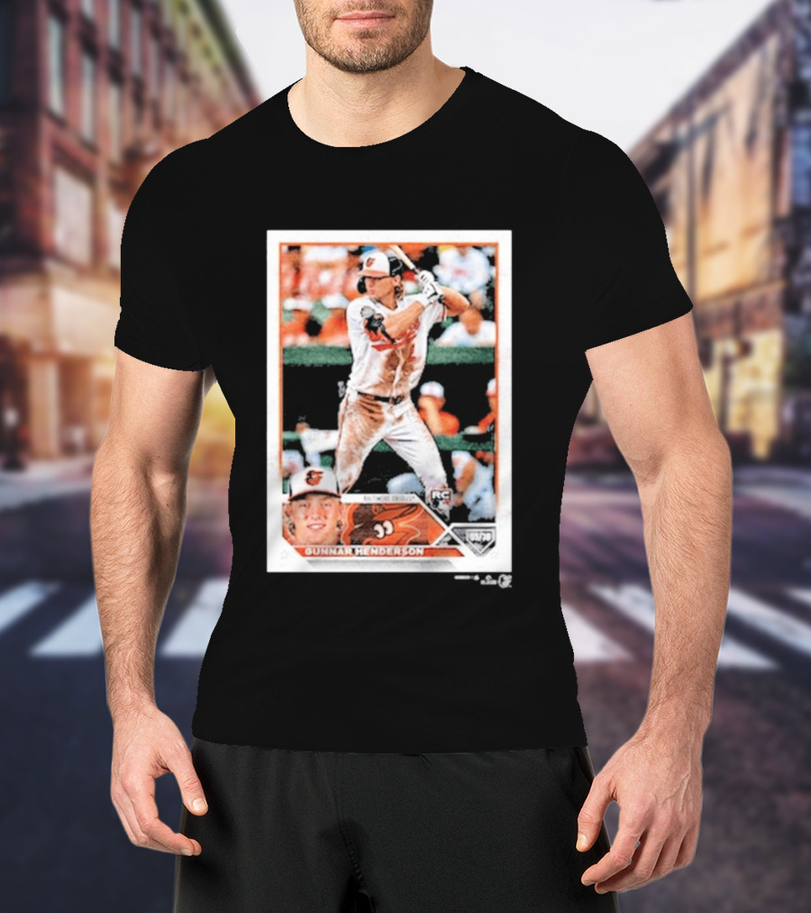 Baltimore Orioles Gunnar Henderson 2026 Rookie Card T-Shirt