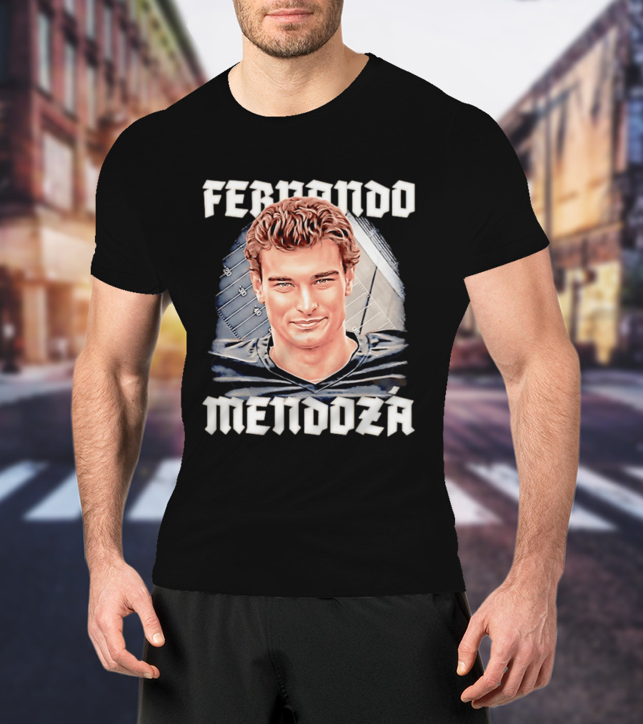 Fernando Mendoza Las Vegas Raiders Raider Nation Quarterback T-Shirt