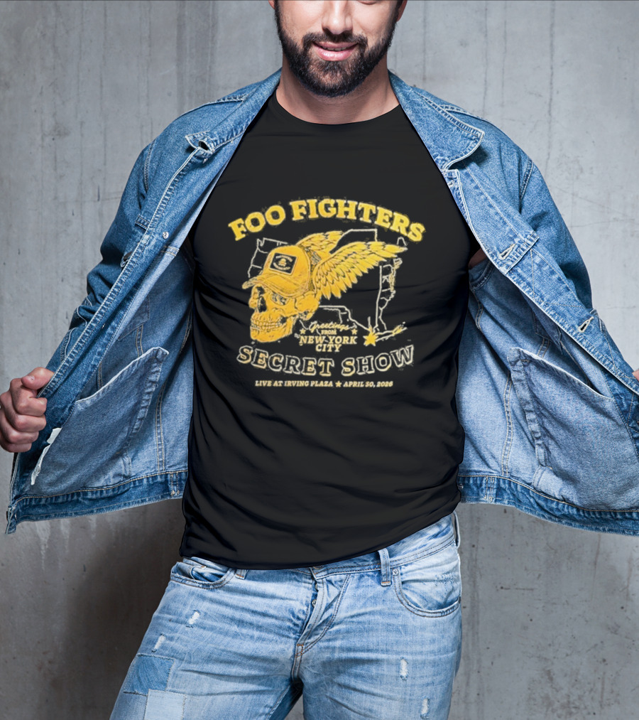 Foo Fighters Secret Show New York City Live At Irving Plaza April 30 2026 T-Shirt