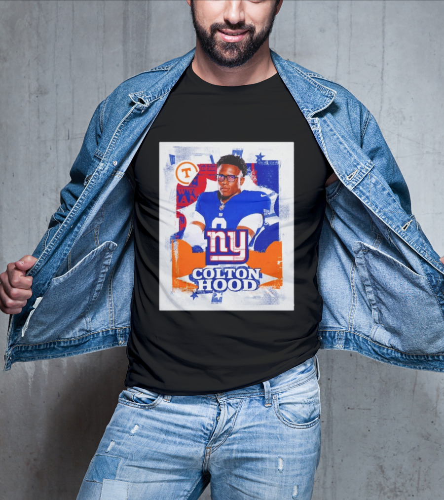 Colton Hood New York Giants 2026 Draft NY Giants Football T-Shirt