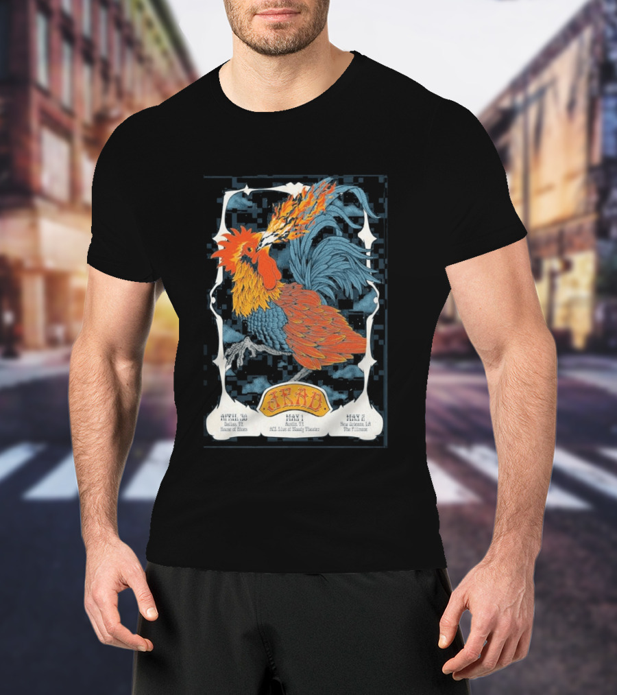 Joe Russo's Almost Dead Rooster Tour April 30 Dallas 2026 House Of Blues T-Shirt