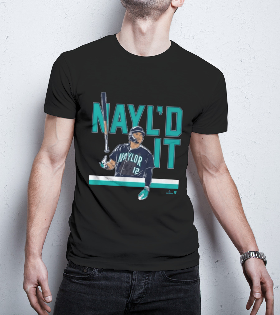 Josh Naylor Nayl'd It Bat Flip Baseball Player Number 12 T-Shirt