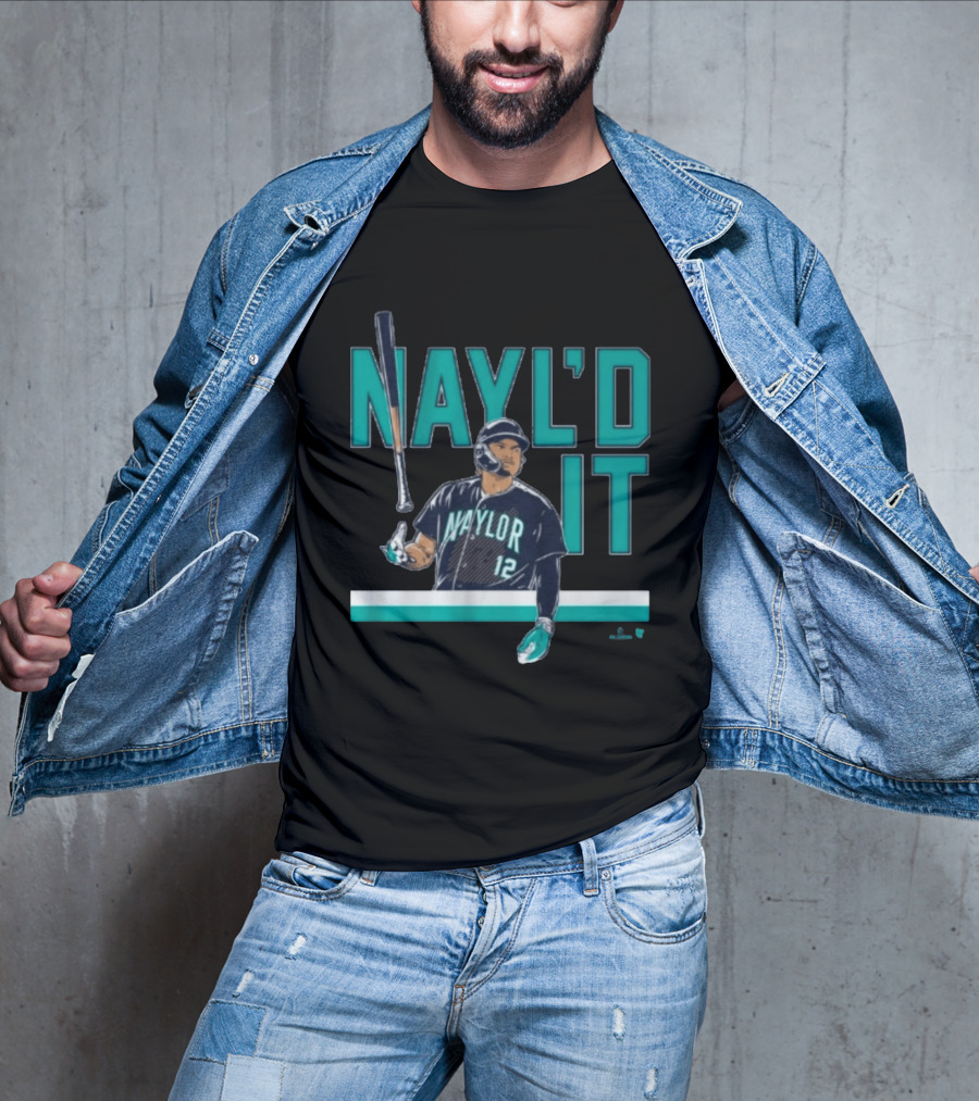 Josh Naylor Nayl'd It Bat Flip Baseball Player Number 12 T-Shirt