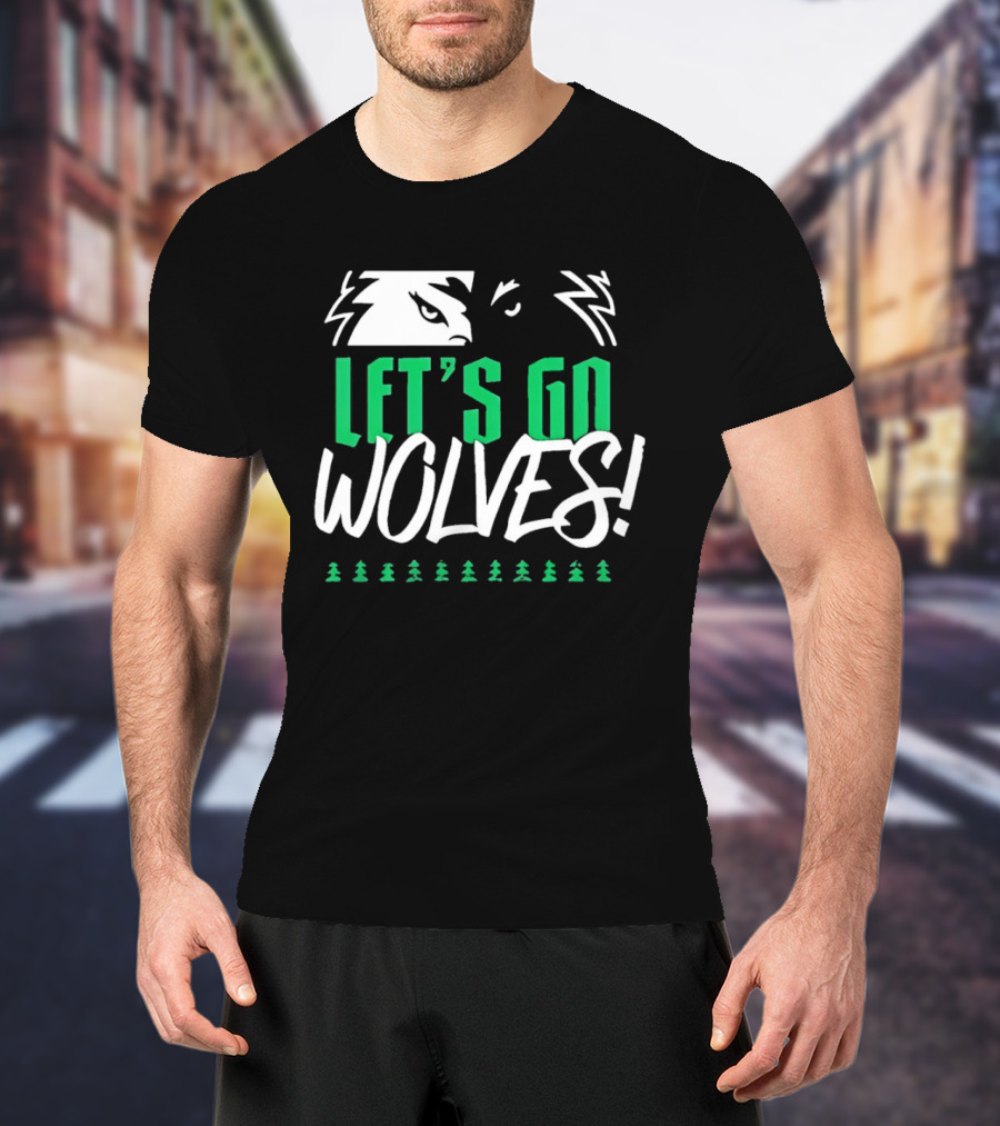Let's Go Wolves Minnesota Timberwolves Basketball Team Excitement T-Shirt
