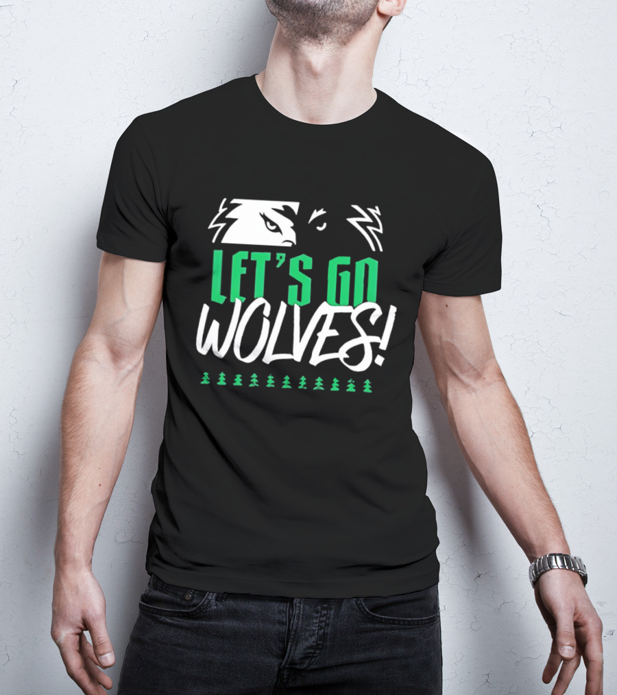 Let's Go Wolves Minnesota Timberwolves Basketball Team Excitement T-Shirt