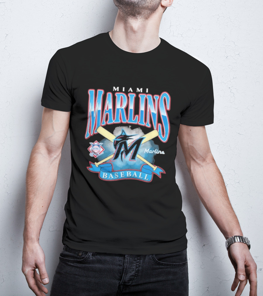 Miami Marlins Baseball Chrometown 47 Franklin National League T-Shirt