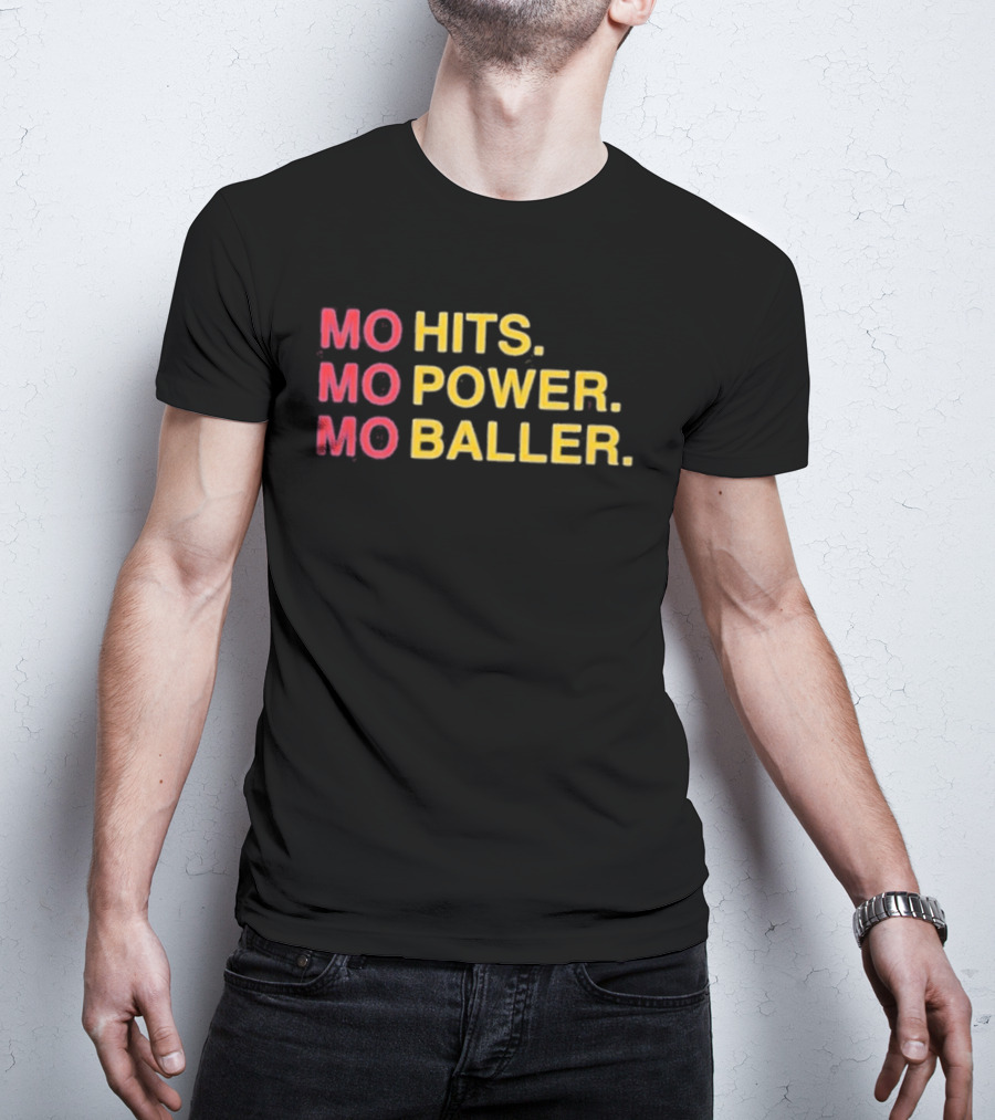 Mo Hits Mo Power Mo Baller Moises Ballesteros Chicago Cubs MLB T-Shirt