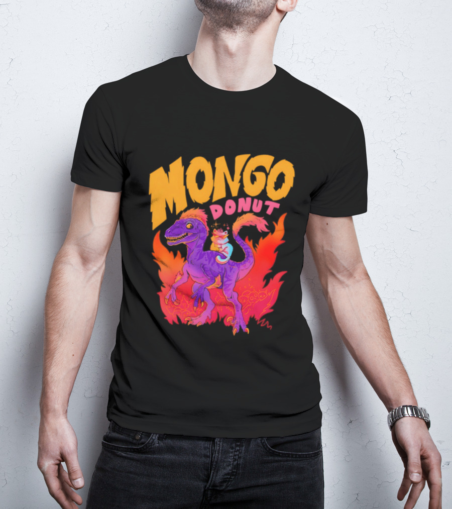 Mongo Donut Dungeon Crawler Carl Dinosaur T-Shirt