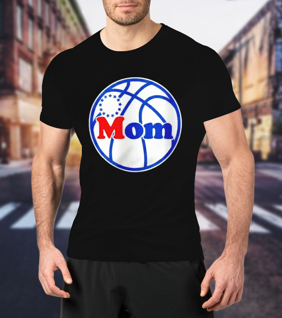 Philadelphia 76ers Basketball Mom 2026 T-Shirt