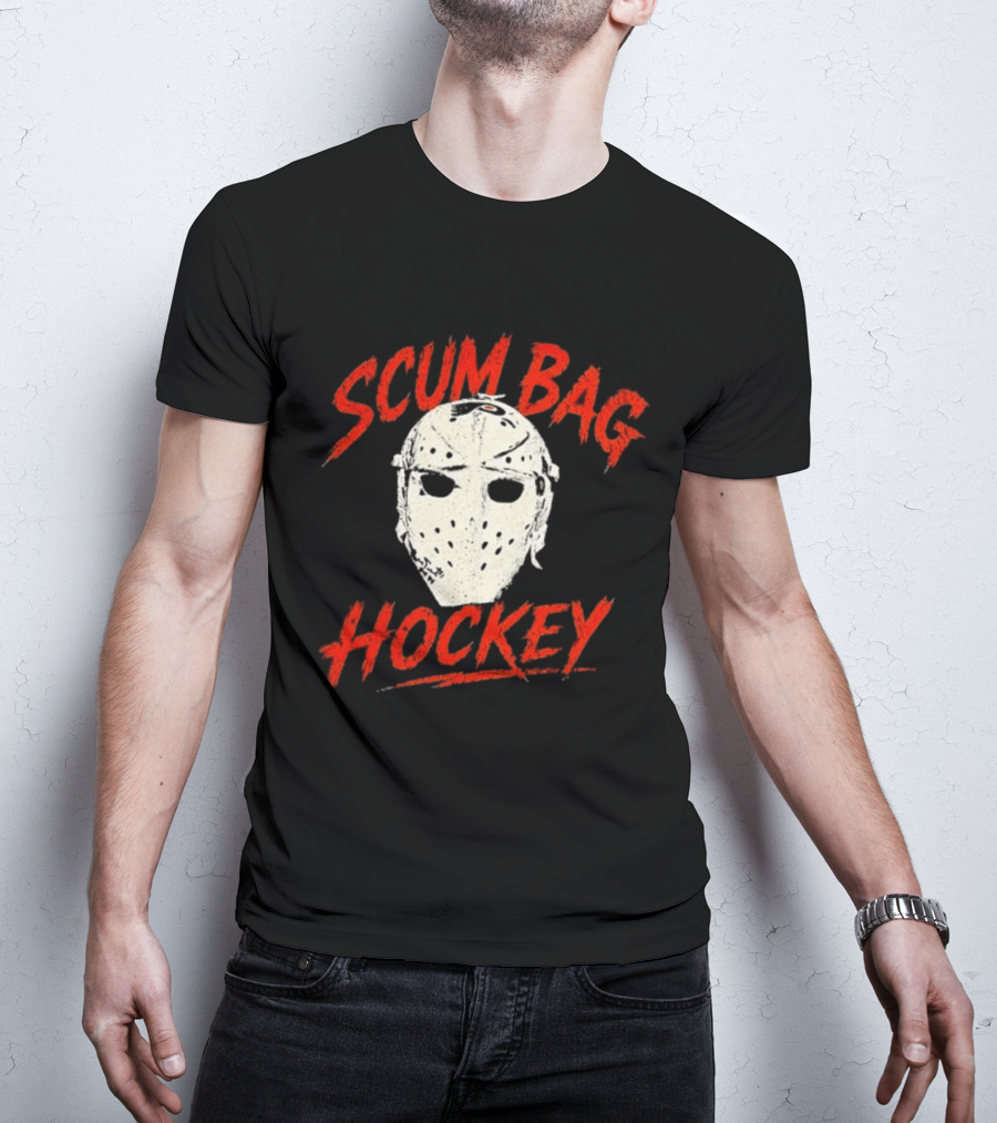 Philadelphia Flyers Scum Bag Hockey Mask T-Shirt