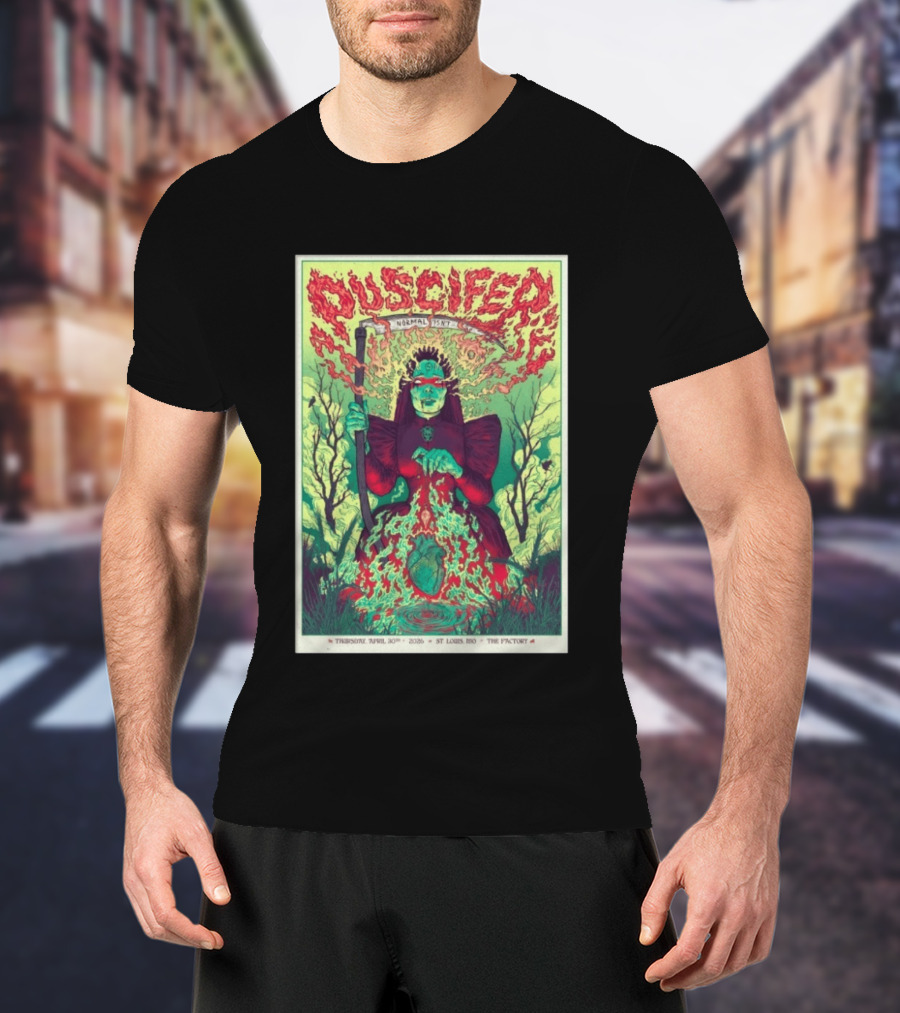 Puscifer Normal Isn't Chesterfield MO Apr 30 2026 St Louis MO The Factory T-Shirt
