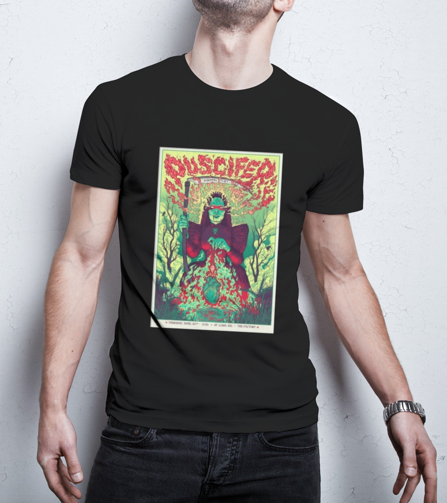 Puscifer Normal Isn't Chesterfield MO Apr 30 2026 St Louis MO The Factory T-Shirt