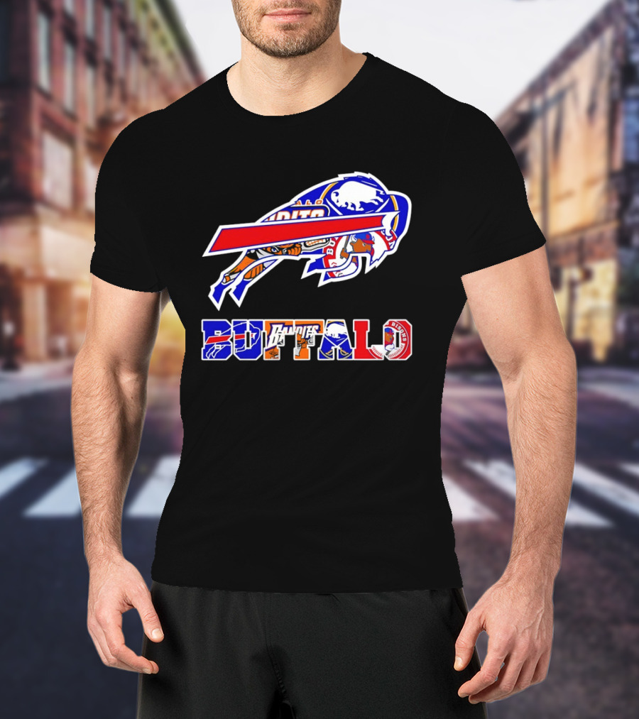 Several Buffalo Bills And New York Teams T-Shirt