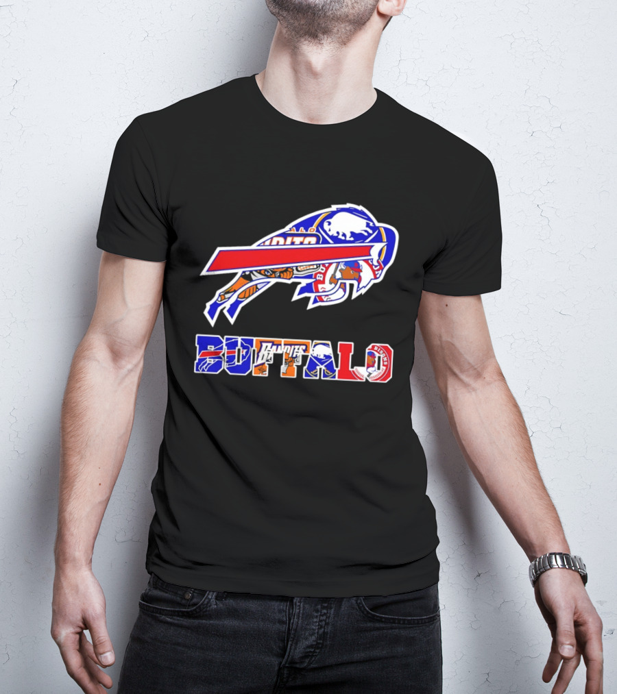 Several Buffalo Bills And New York Teams T-Shirt
