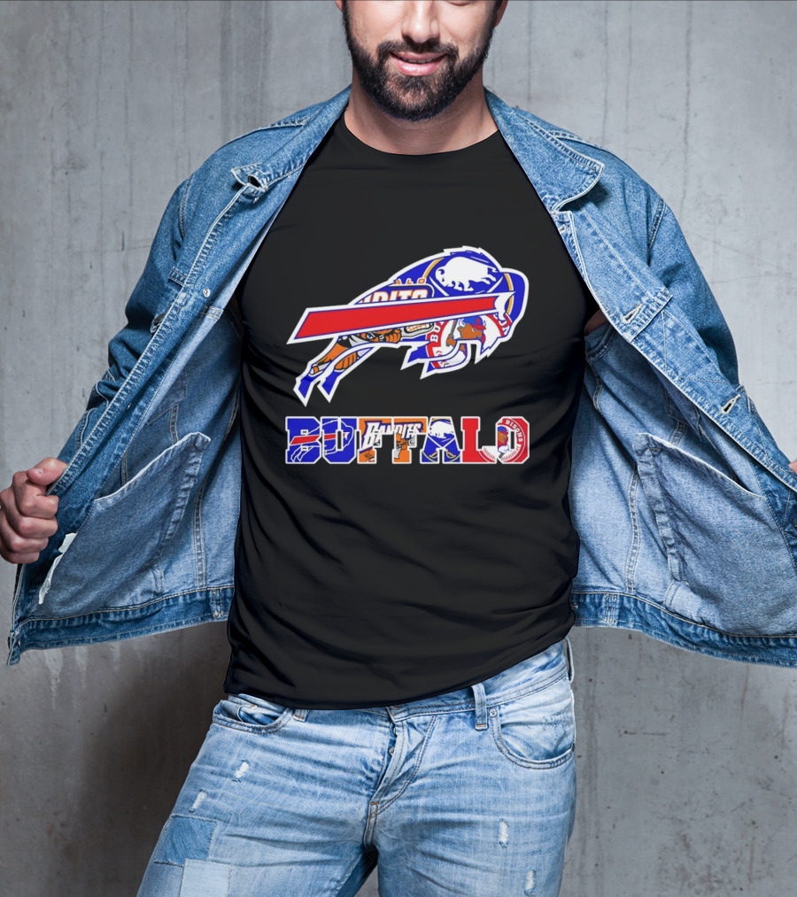 Several Buffalo Bills And New York Teams T-Shirt