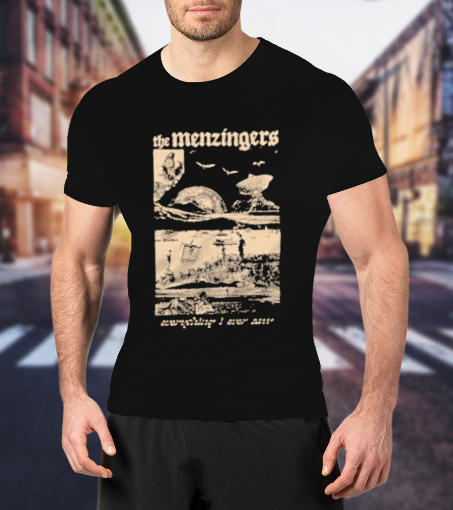 The Menzingers Landscape Metaphor Cities Wander Songs T-Shirt