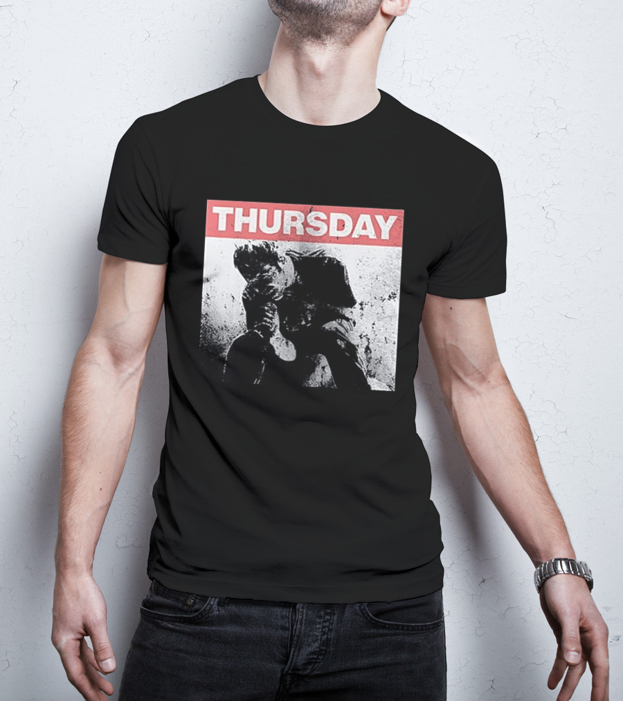 Thursday Sitting Alone In The Dark Of The Stadium Grunge T-Shirt