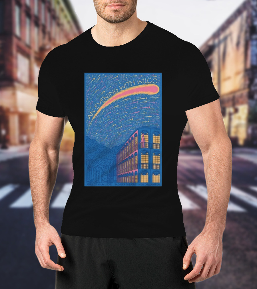 An Evening With Wilco Saenger Theatre New Orleans April 30 May 1 2026 T-Shirt