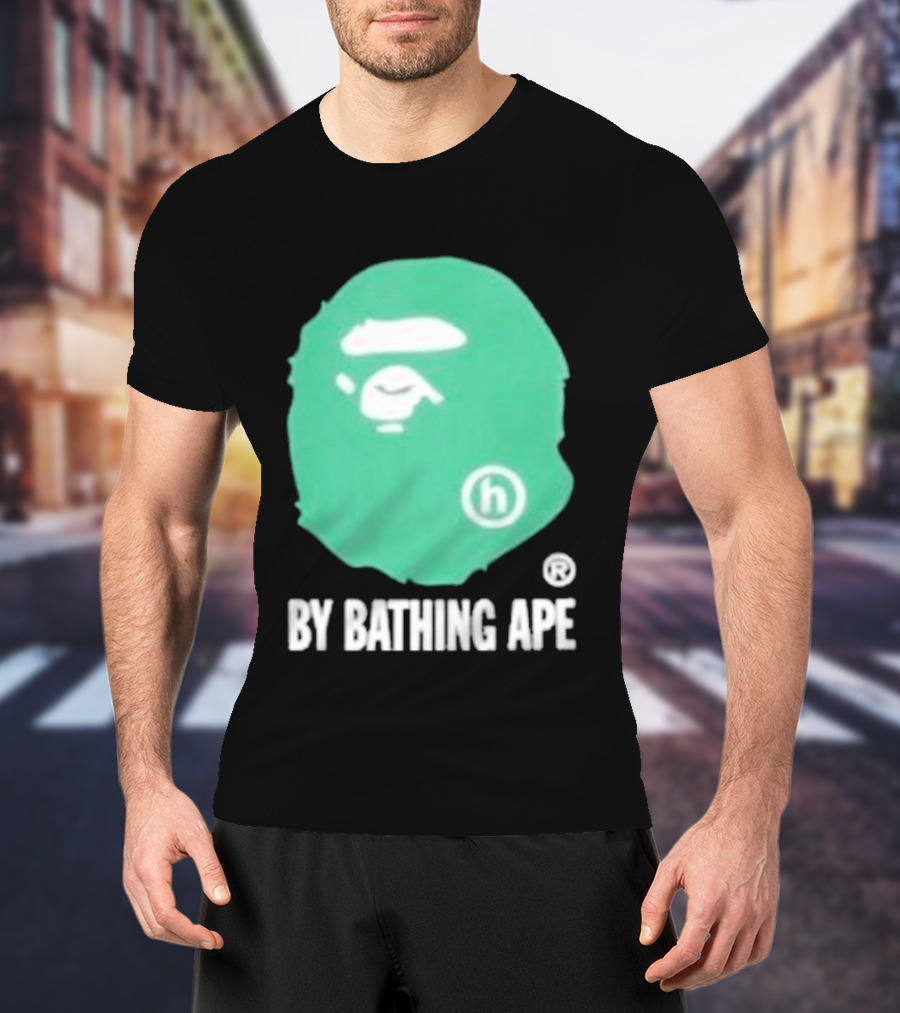 Bape A Bathing Ape Green Big Ape Head Hologram By Bathing Ape And Bapesta Trucker Hat Set 2026 T-Shirt