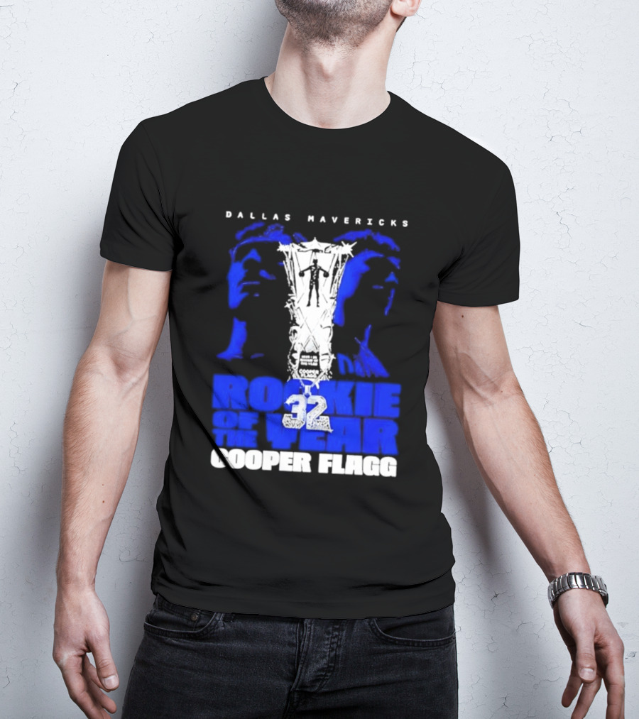 Dallas Mavericks Rookie Of The Year 2026 Cooper Flagg 32 T-Shirt