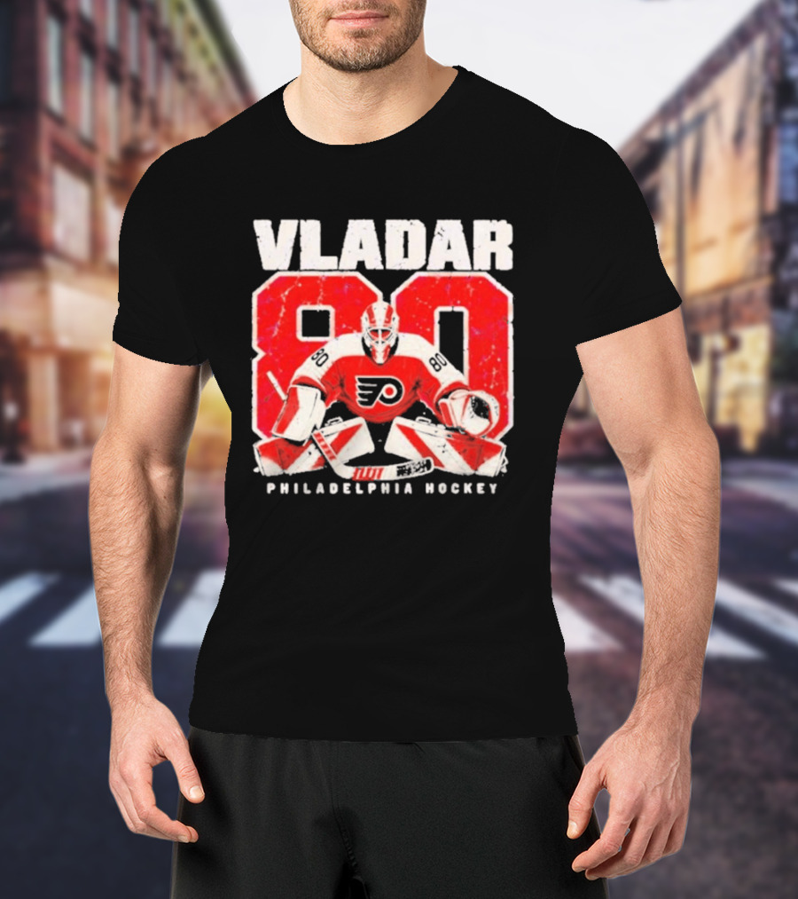 Vladar 80 Philadelphia Hockey T-Shirt