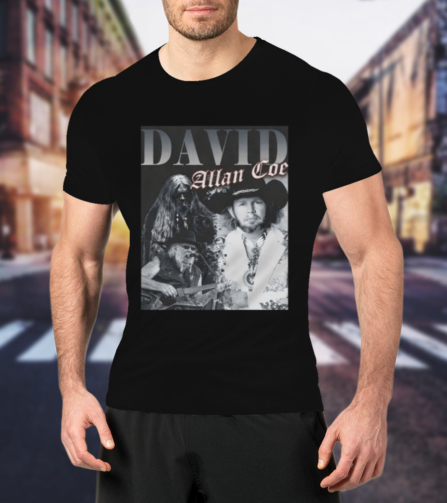 David Allan Coe Iconic Country Music Legend Images T-Shirt