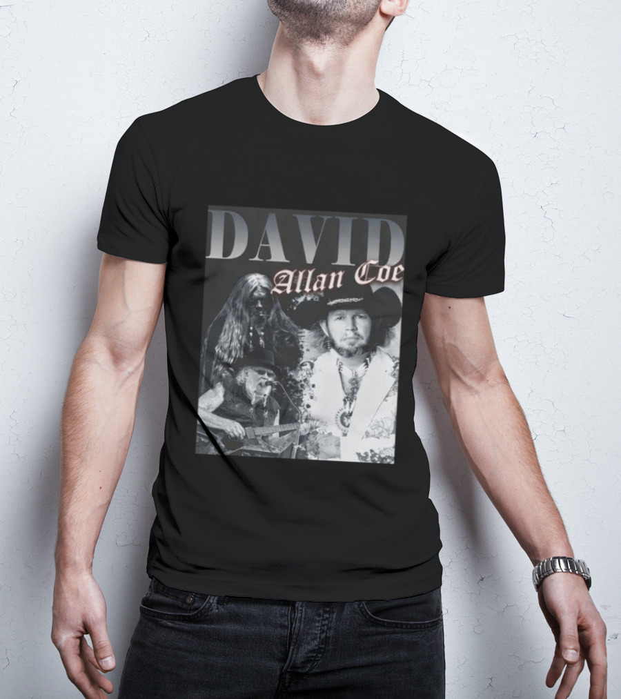 David Allan Coe Iconic Country Music Legend Images T-Shirt
