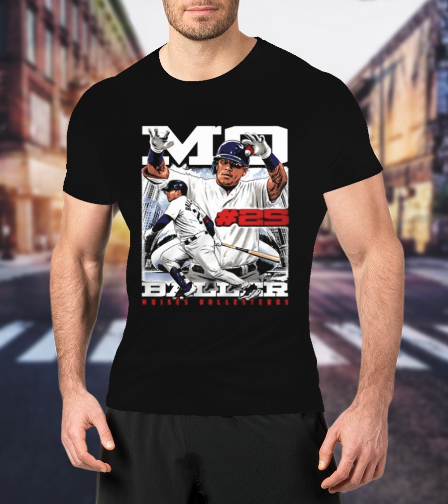 Moises Ballesteros Chicago Cubs MLB 2026 MD T-Shirt