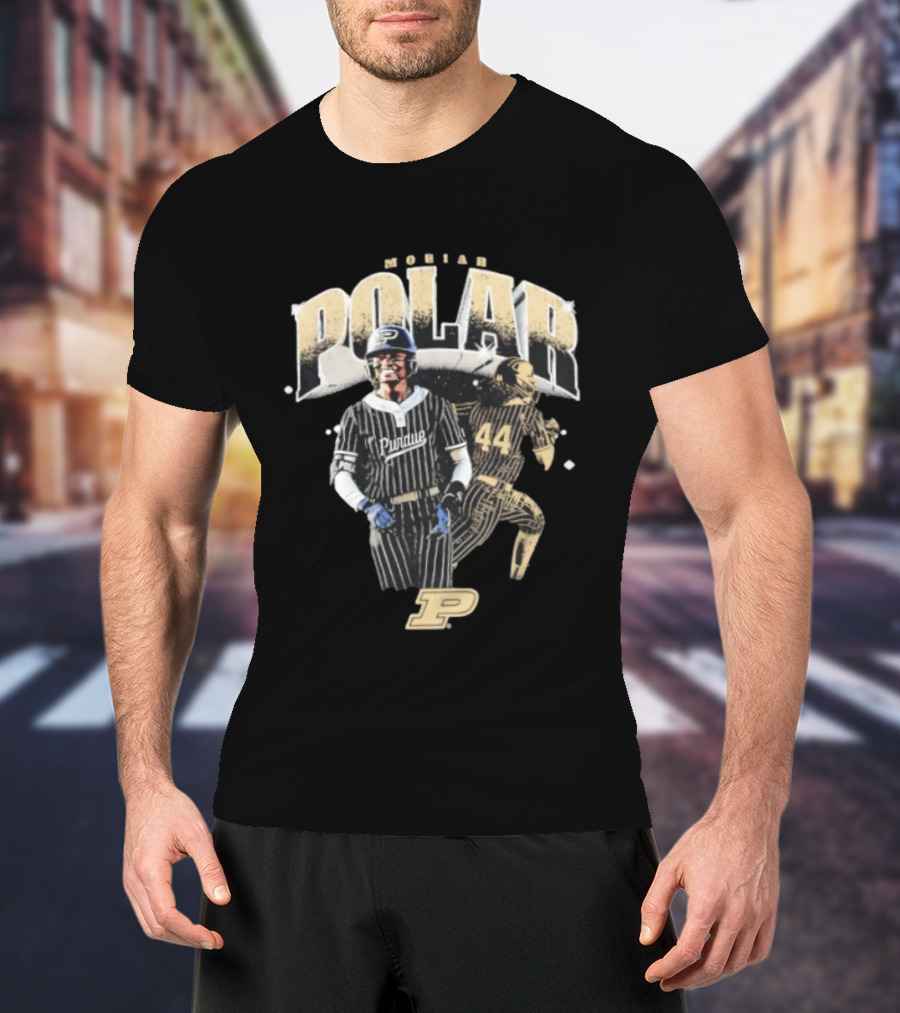 Moriah Polar Purdue Softball Player 44 Baseball Uniform T-Shirt
